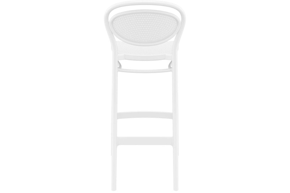 Hospitality Plus Marcel Bar Stool - 750mm Seat Height [1060H x 450W]-olive green  