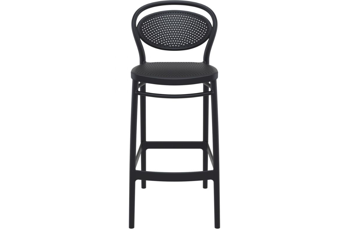 Hospitality Plus Marcel Bar Stool [1060H x 450W] Hospitality Plus black 