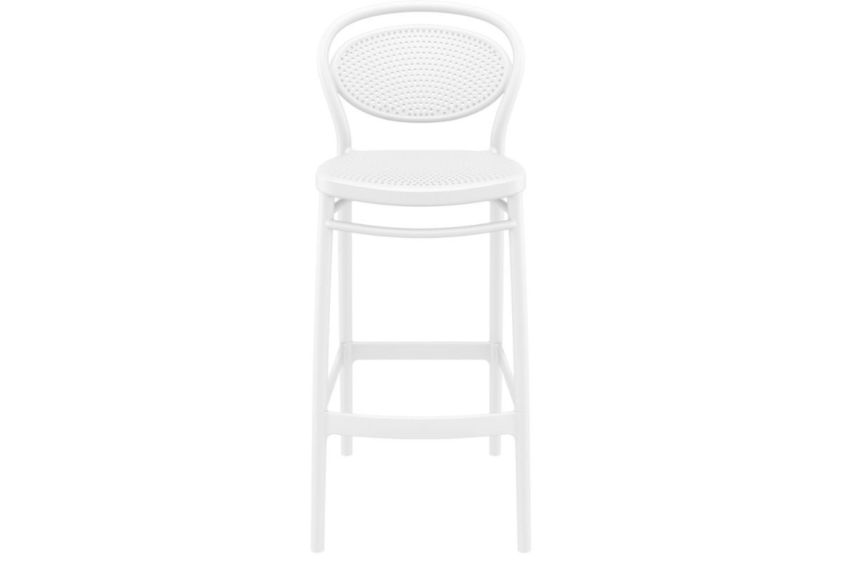 Hospitality Plus Marcel Bar Stool [1060H x 450W] Hospitality Plus white 