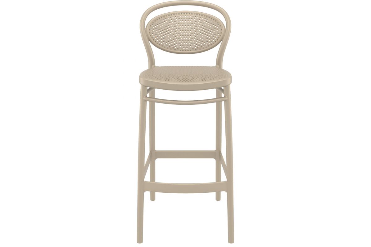 Hospitality Plus Marcel Bar Stool [1060H x 450W] Hospitality Plus taupe 