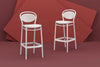 Hospitality Plus Marcel Bar Stool - 650mm Seat Height [960H x 440W] - Thumbnail 2 