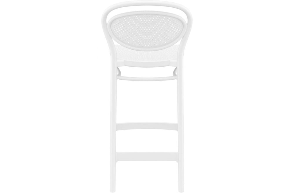 Hospitality Plus Marcel Bar Stool - 650mm Seat Height [960H x 440W]-olive green  