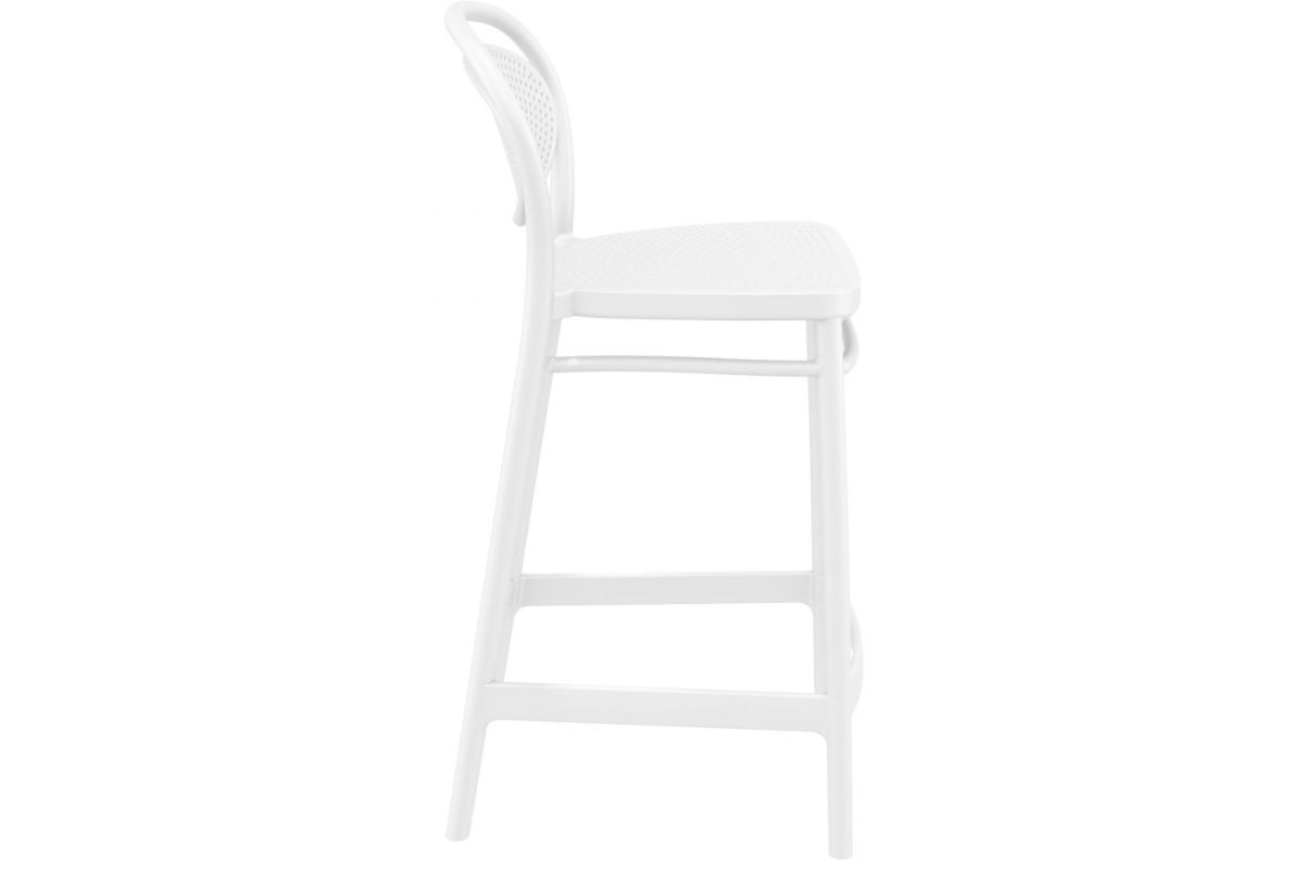 Hospitality Plus Marcel Bar Stool - 650mm Seat Height [960H x 440W]-olive green  