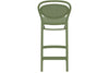 Hospitality Plus Marcel Bar Stool - 650mm Seat Height [960H x 440W] - Thumbnail 24 