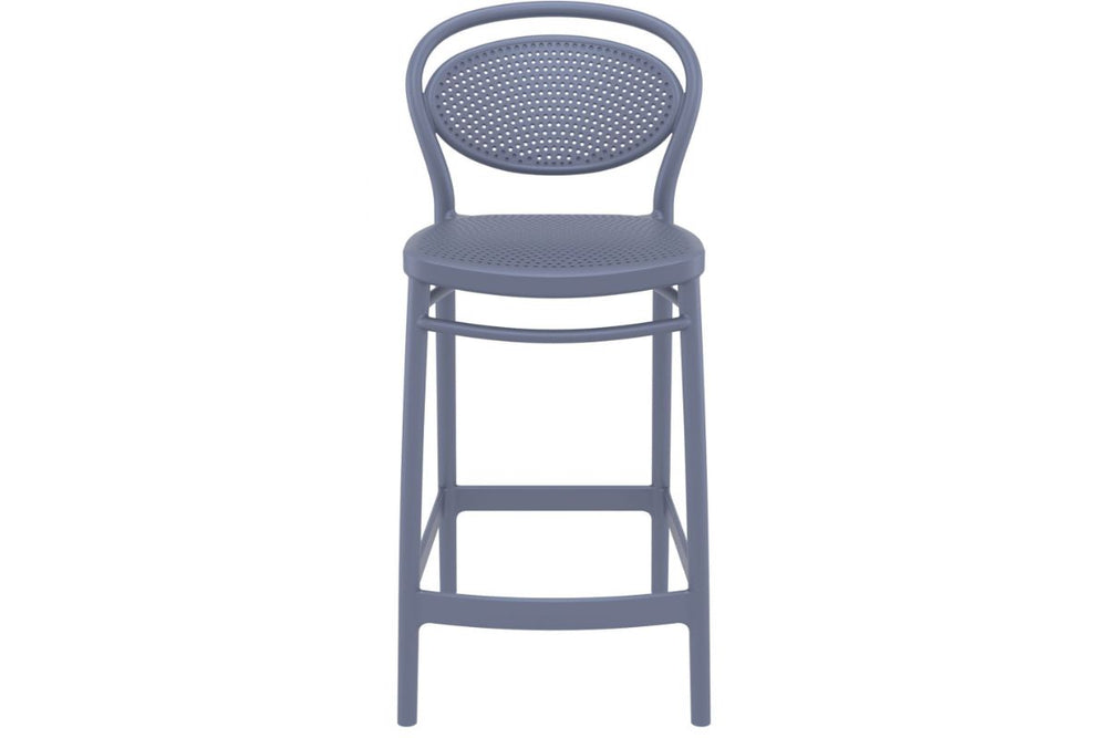 Hospitality Plus Marcel Bar Stool - 650mm Seat Height [960H x 440W]-anthracite  
