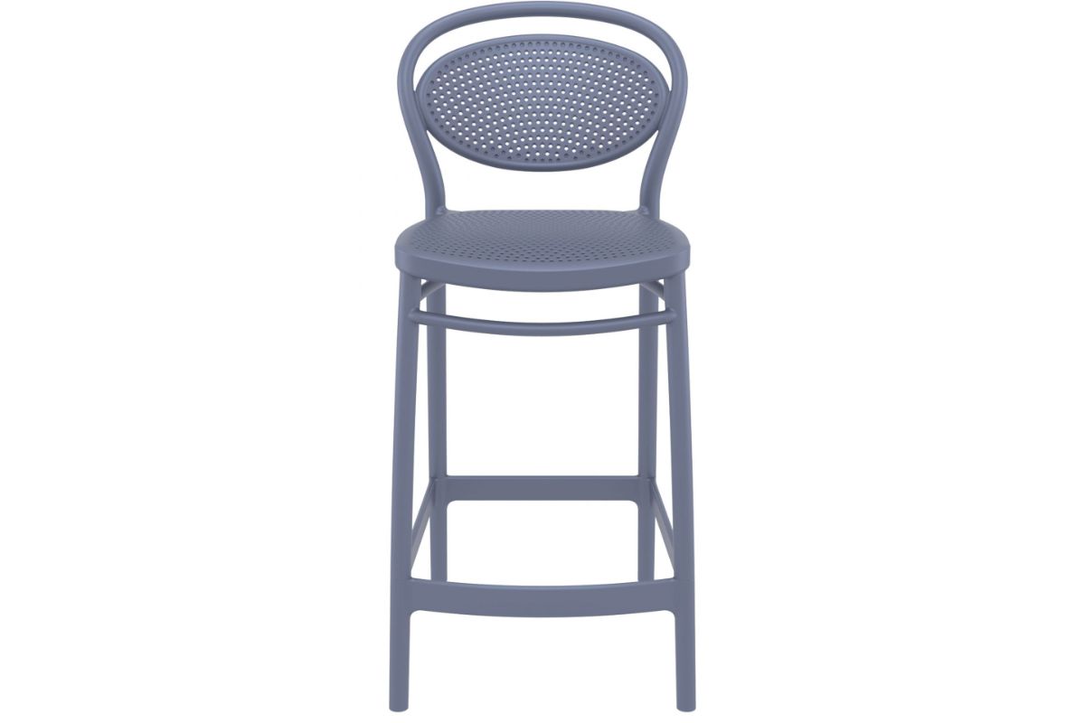 Hospitality Plus Marcel Bar Stool - 650mm Seat Height [960H x 440W]-anthracite  