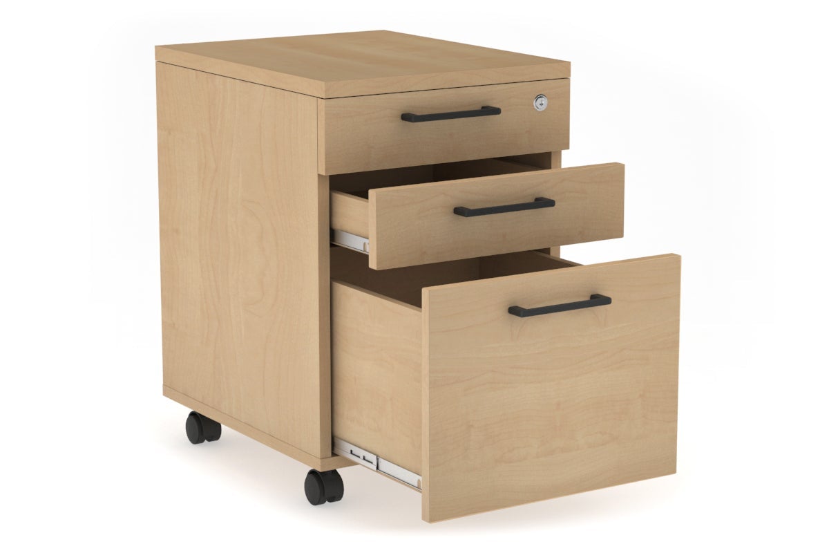 Mobile Pedestal with Lockable Filing Drawers Laminate Jasonl 