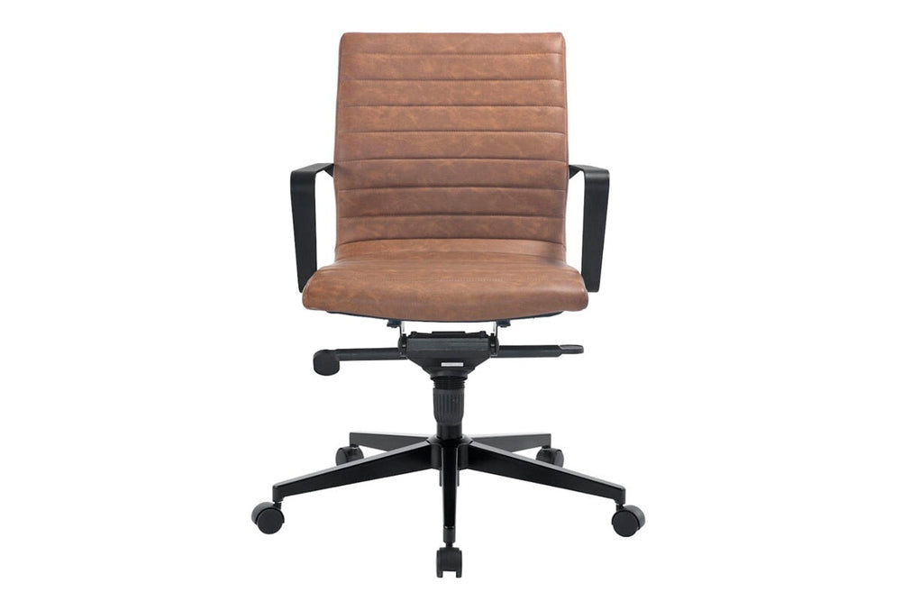 Monarch Boardroom Chair - Medium Back-black  