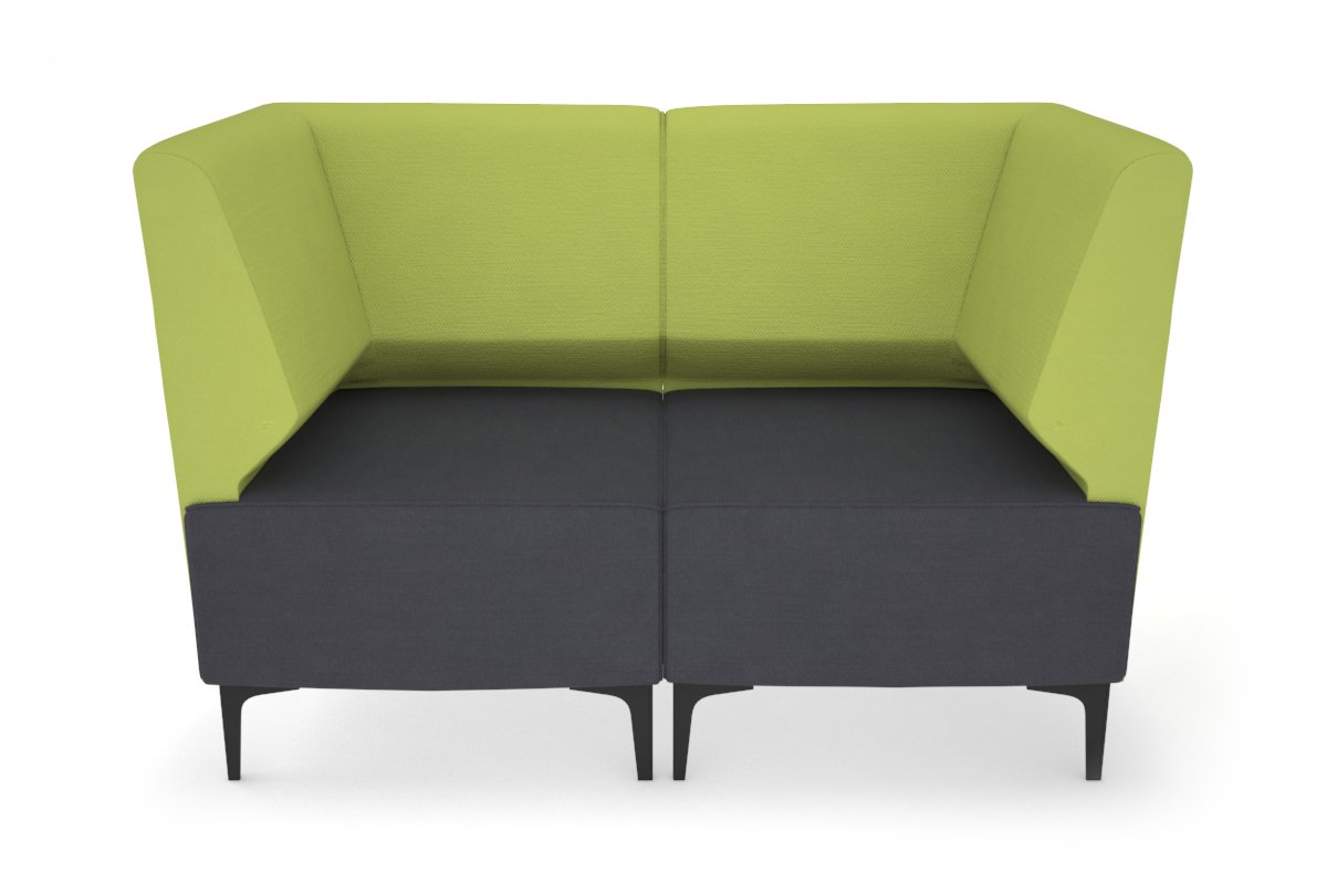 Mondo 2 Seater Corner Lounge Jasonl black light green 