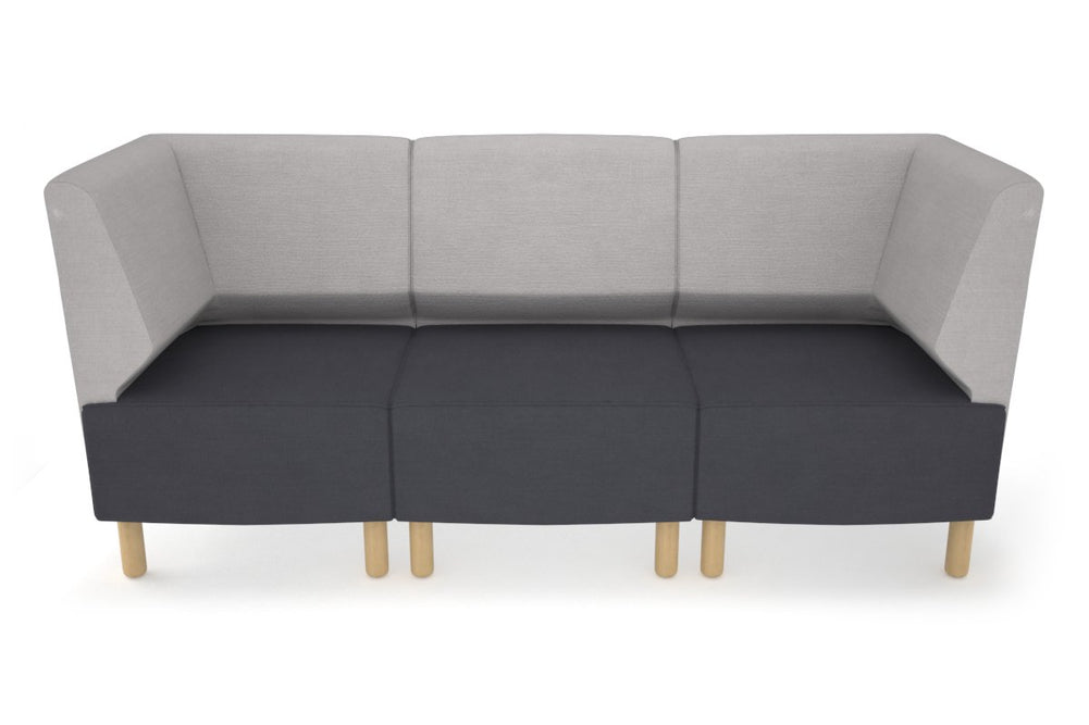 Mondo 3 Seater Corner Lounge-wooden light grey 