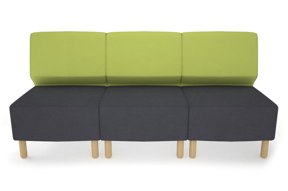 Mondo 3 Seater Lounge-wooden light green 
