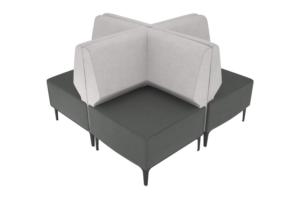 Mondo 4 Corner Back to Back Activity Lounge Jasonl black light grey 