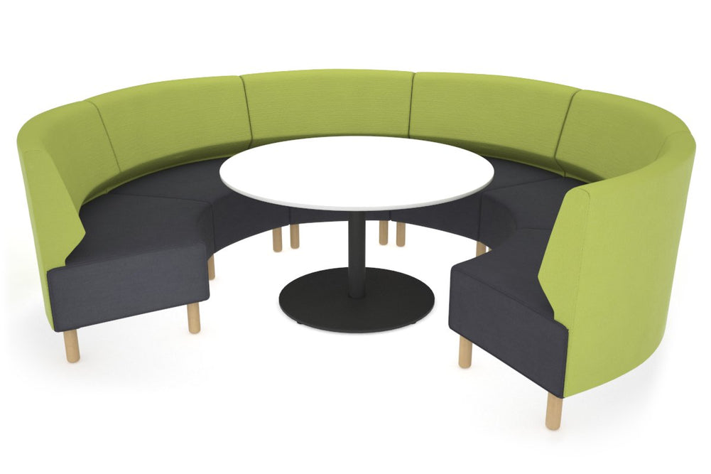 Mondo Circular Lounge-wooden light green 