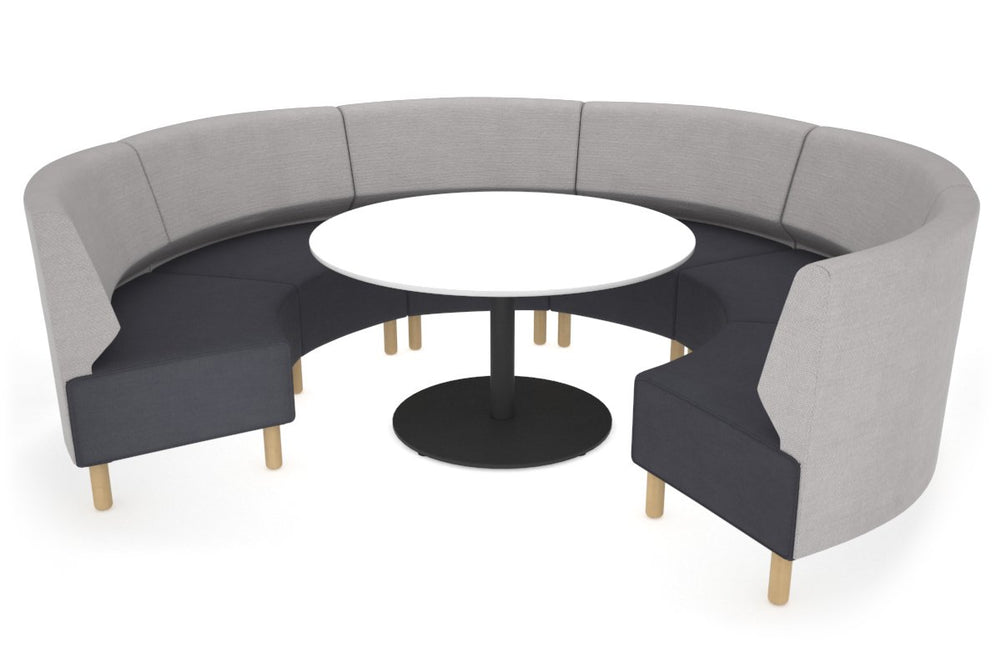 Mondo Circular Lounge-wooden light grey 
