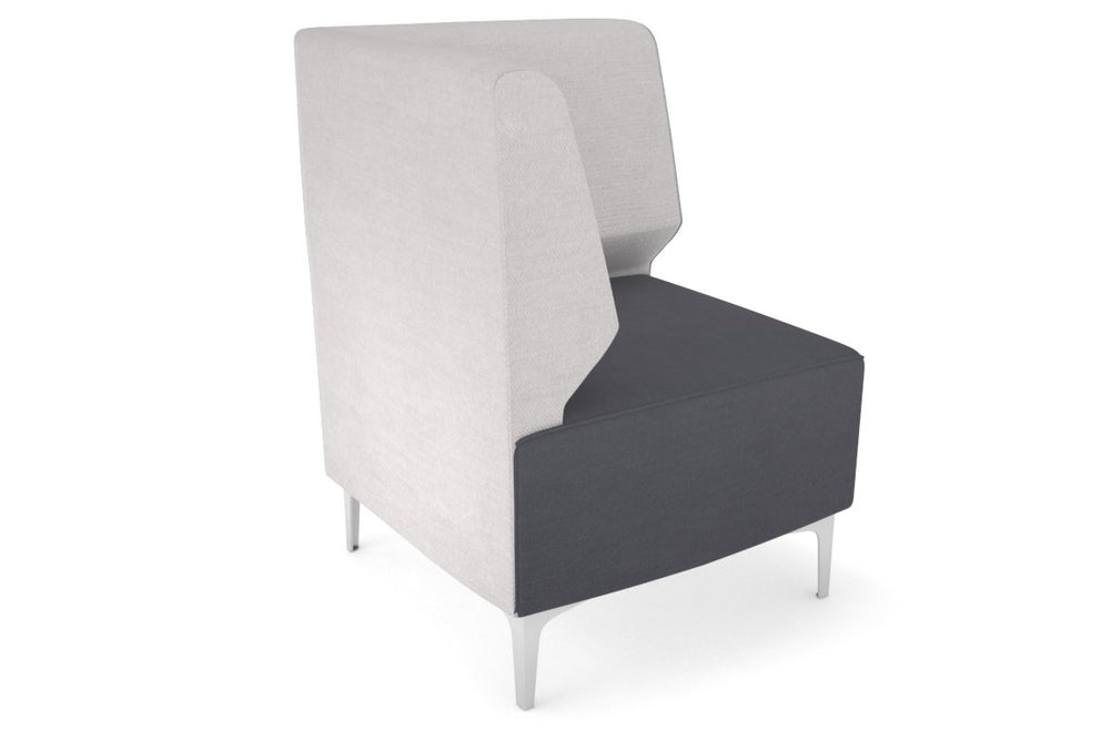 Mondo Corner Lounge [Corner Back]-wooden leg light blue  