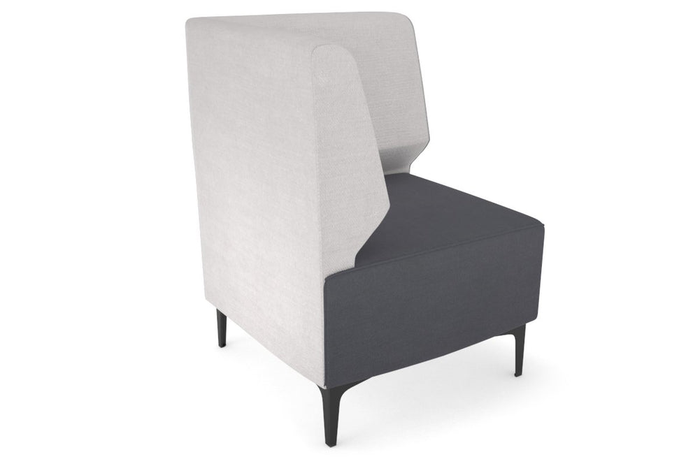 Mondo Corner Lounge [Corner Back]-wooden leg light blue  