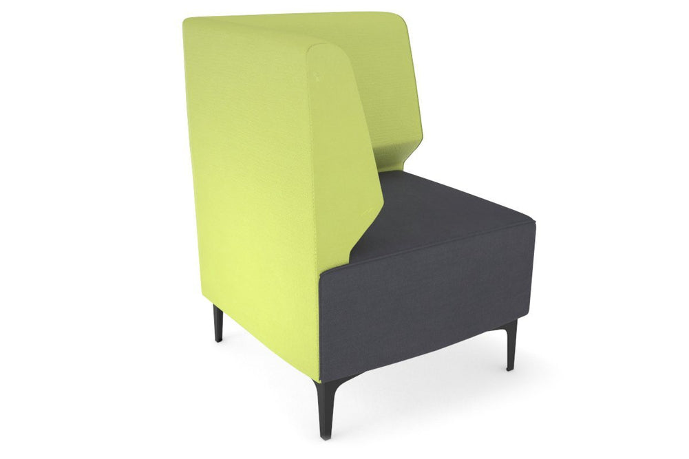 Mondo Corner Lounge [Corner Back]-wooden leg light blue  