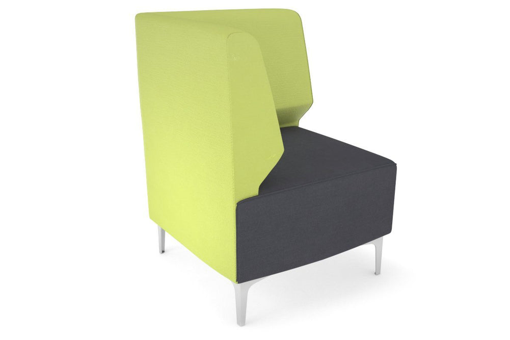 Mondo Corner Lounge [Corner Back]-wooden leg light blue  