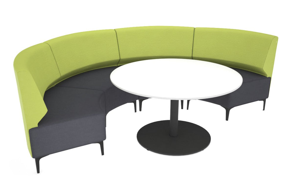 Mondo Half-Circle Lounge-black light green 