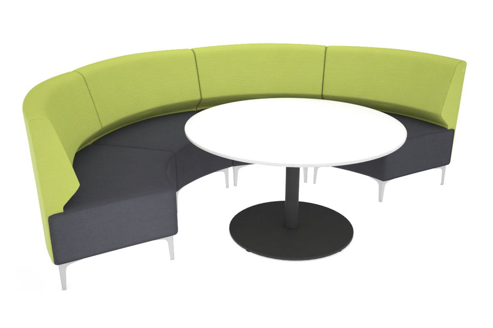 Mondo Half-Circle Lounge-chrome light green 