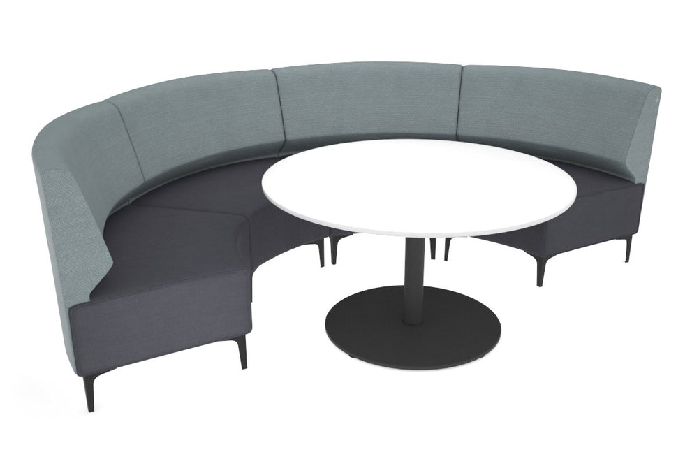 Mondo Half-Circle Lounge-black light blue 