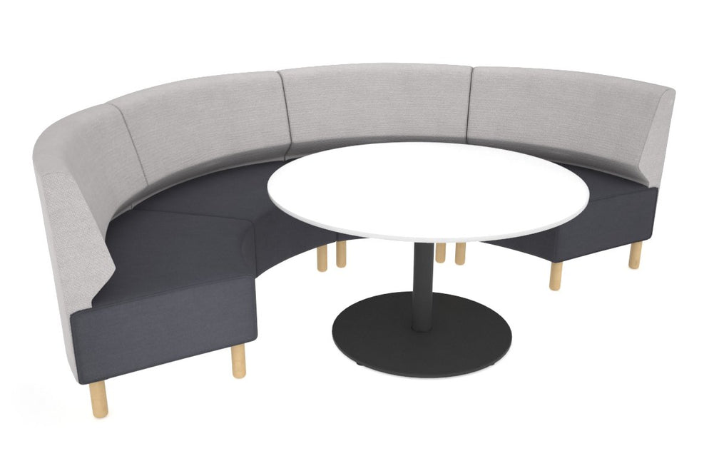 Mondo Half-Circle Lounge-wooden light grey 