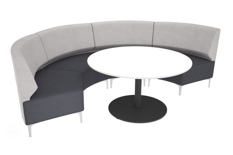 Mondo Half-Circle Lounge Jasonl chrome light grey 