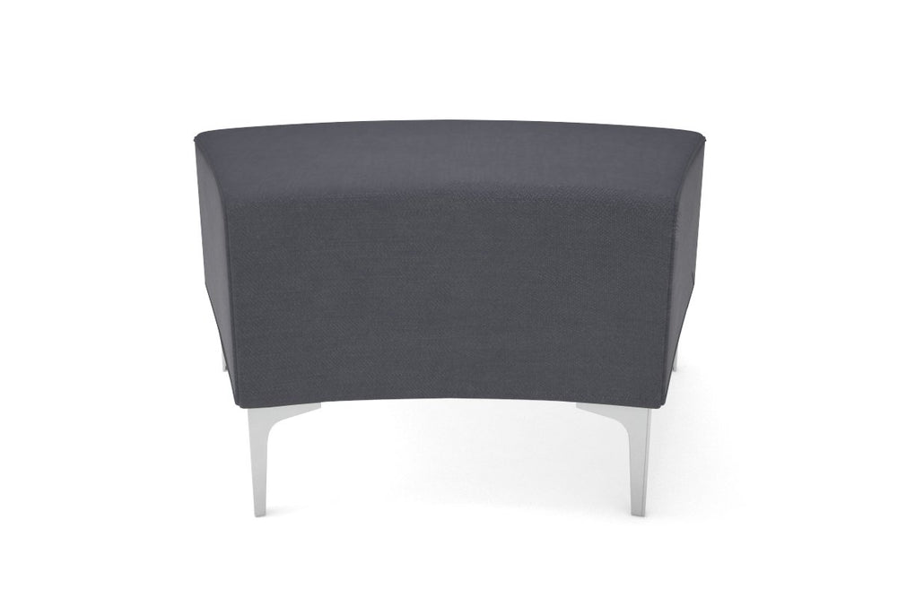 Mondo Ottoman Curve Lounge-chrome  