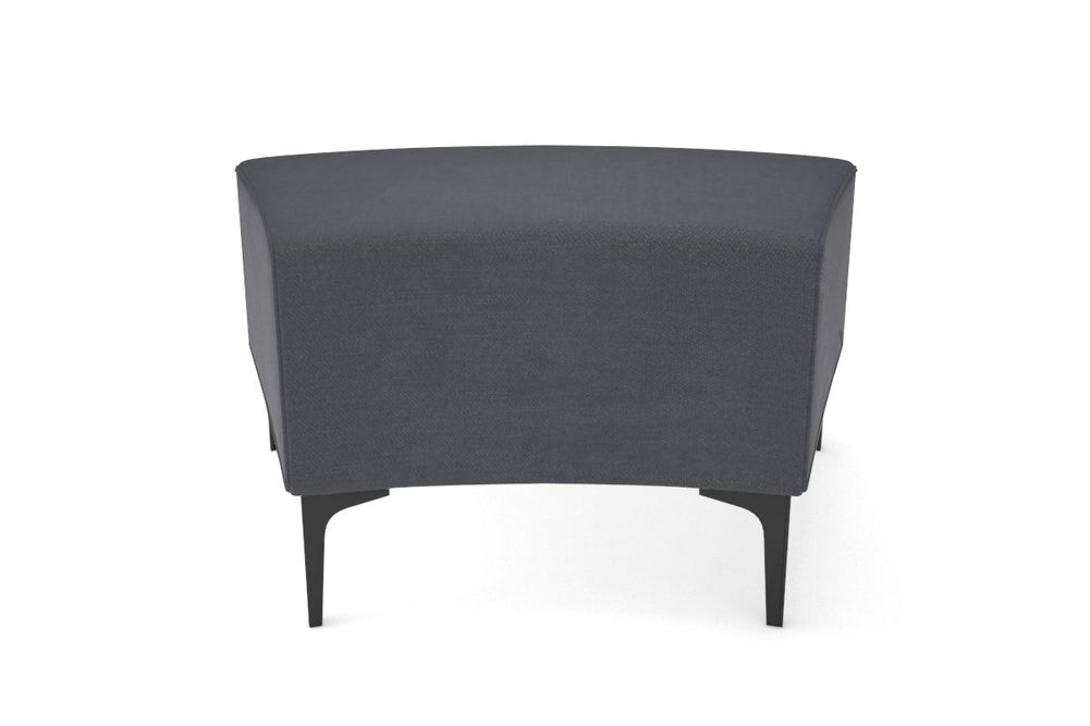 Mondo Ottoman Curve Lounge-black  