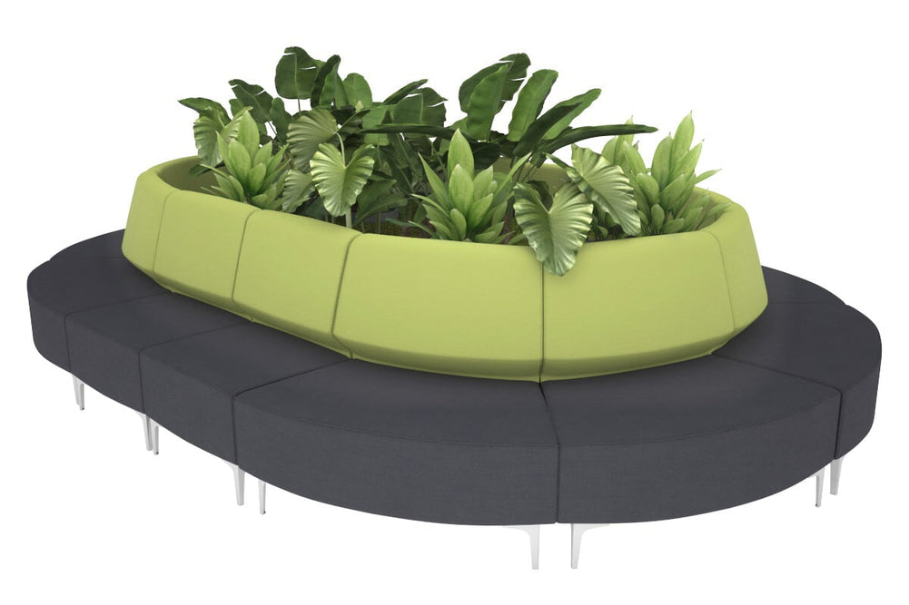 Mondo Oval-chrome light green 