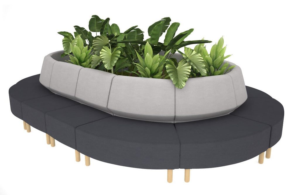 Mondo Oval-wood light grey 