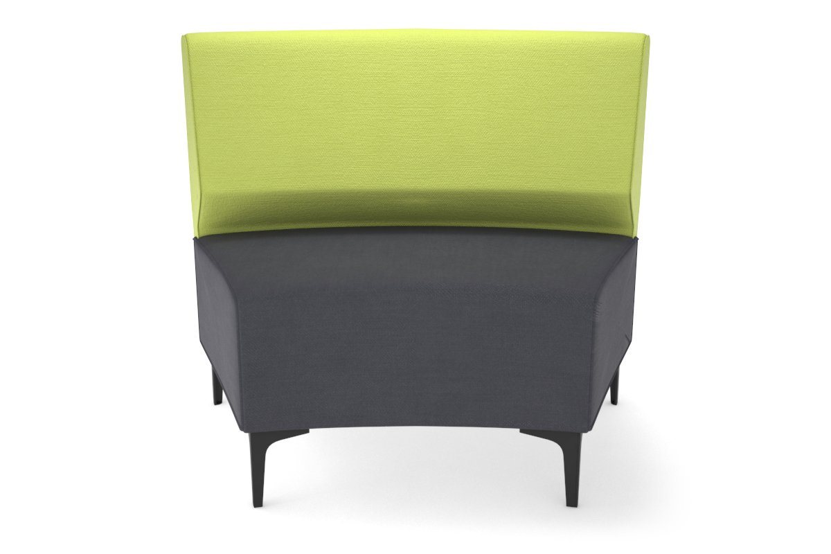 Mondo Round Big Back Lounge [Round Big Back] Jasonl black leg light green 