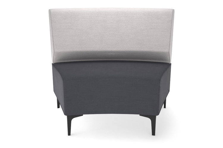 Mondo Round Big Back Lounge [Round Big Back] Jasonl black leg light grey 