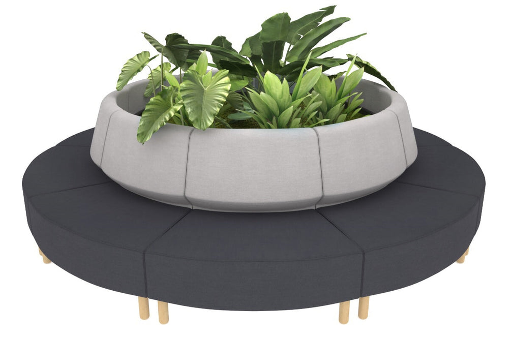 Mondo Round-wood light grey 