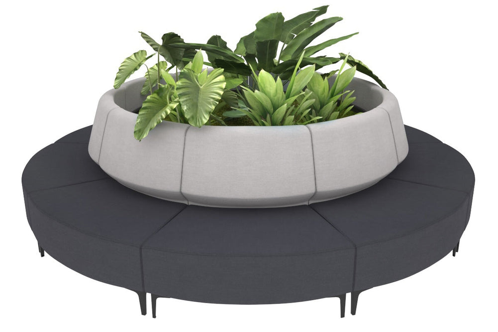 Mondo Round-black light grey 