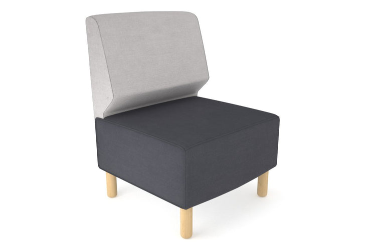 Mondo Sectional Lounge [Square Back] Jasonl wooden leg light grey 