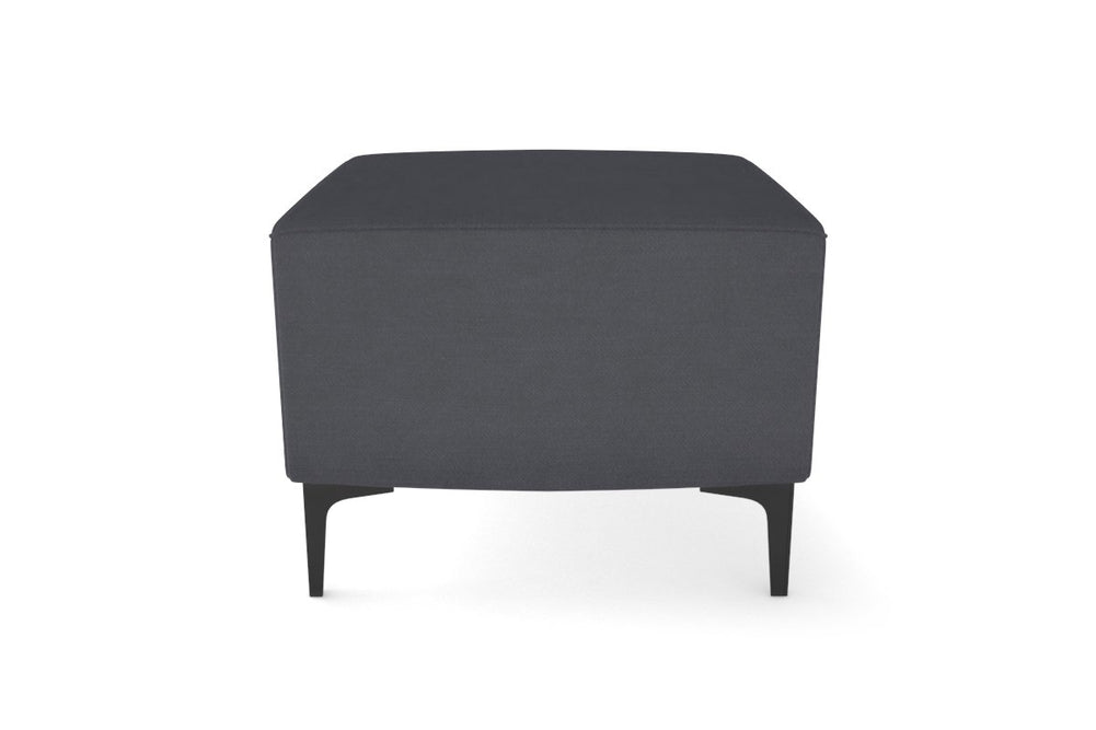 Mondo Square Lounge [Square]-black leg dark grey  