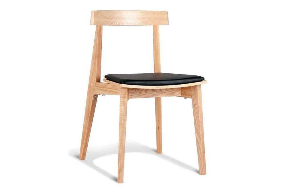 MS Hospitality Barker Side Chair with Cushion Seat-natural  