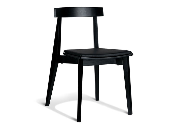 MS Hospitality Barker Side Chair with Cushion Seat MS Hospitality black 