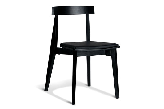 MS Hospitality Barker Side Chair with Cushion Seat MS Hospitality black 