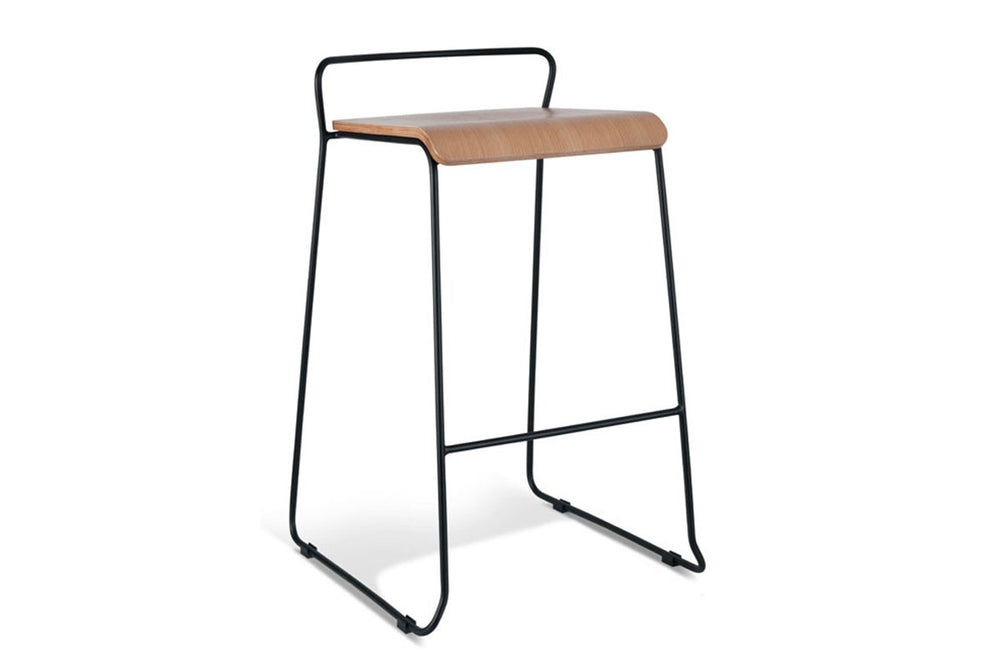MS Hospitality Frankston Bar Stool - 750mm Seat Height-natural  