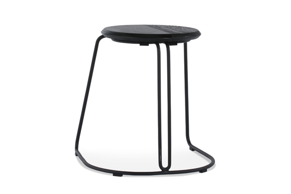 MS Hospitality Martha Low Stool-black  