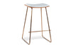 MS Hospitality Pronto Bar Stool Uph Seat Rose Gold - 730mm Seat Height - Thumbnail 1 