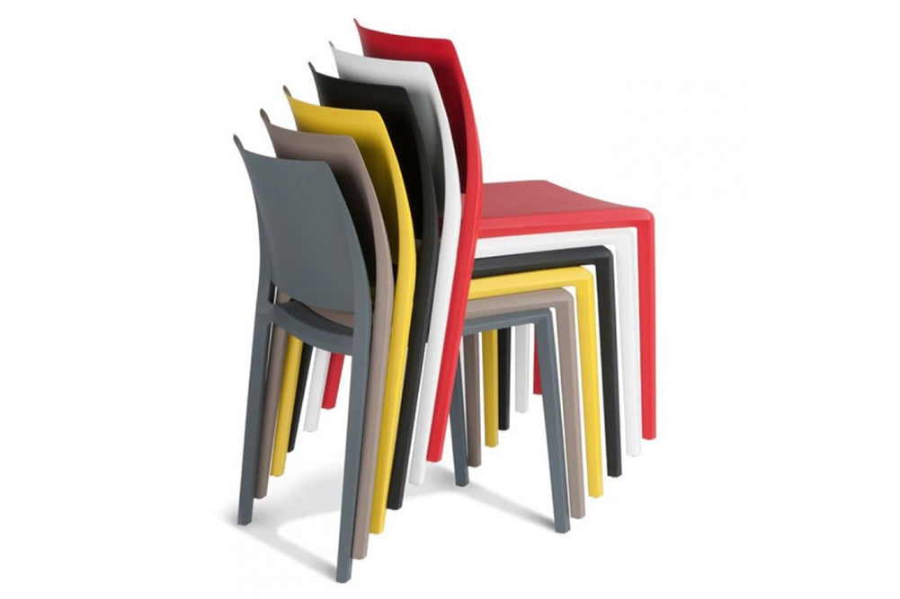 MS Hospitality Volto Side Chair-white  