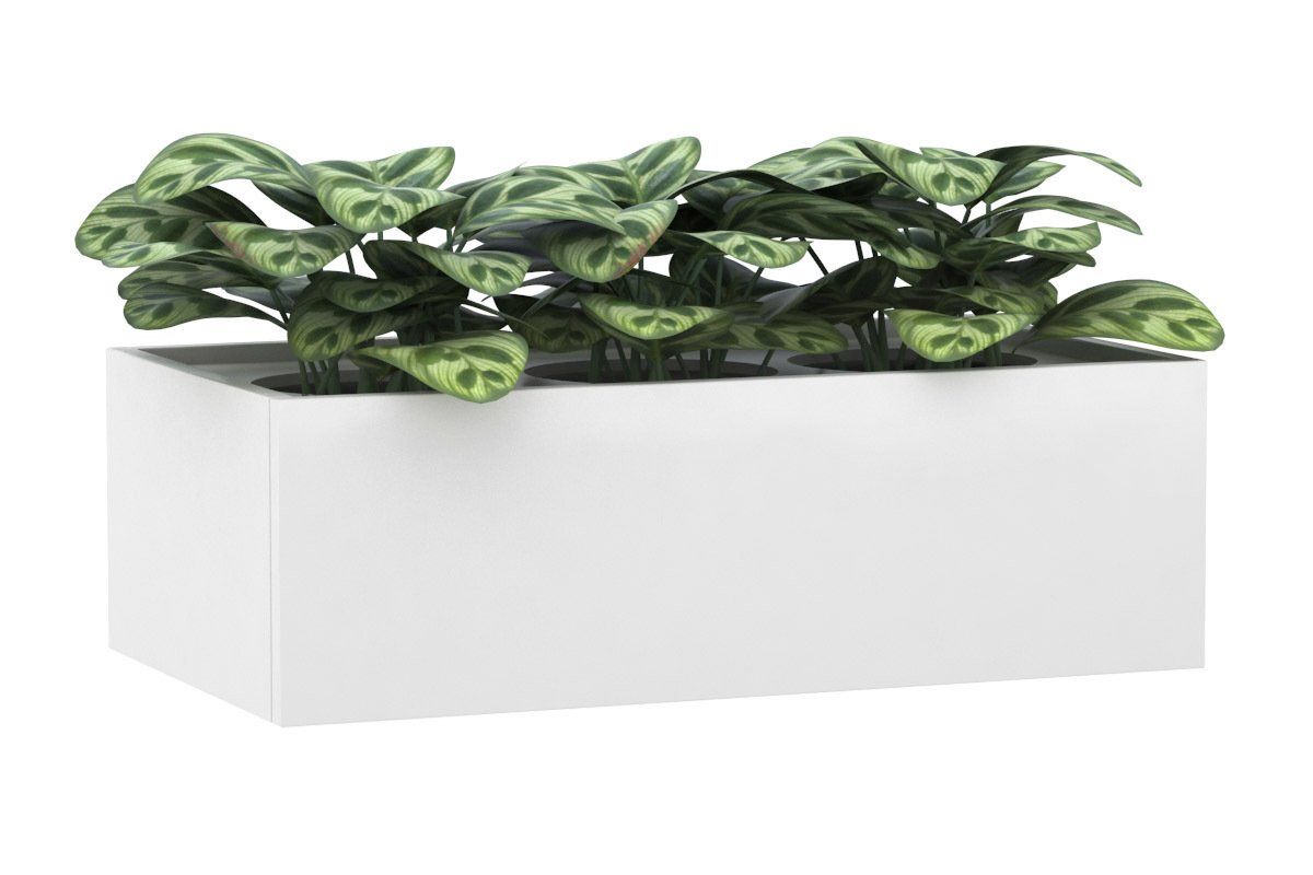 Office Planter Box for Lateral/Sliding Door Filing Cabinets 450MM Jasonl white 