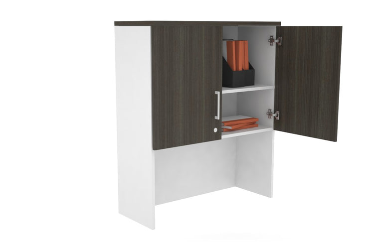 Open Hutch with Shelves with Small Doors [800W x 1120H x 350D] Jasonl 