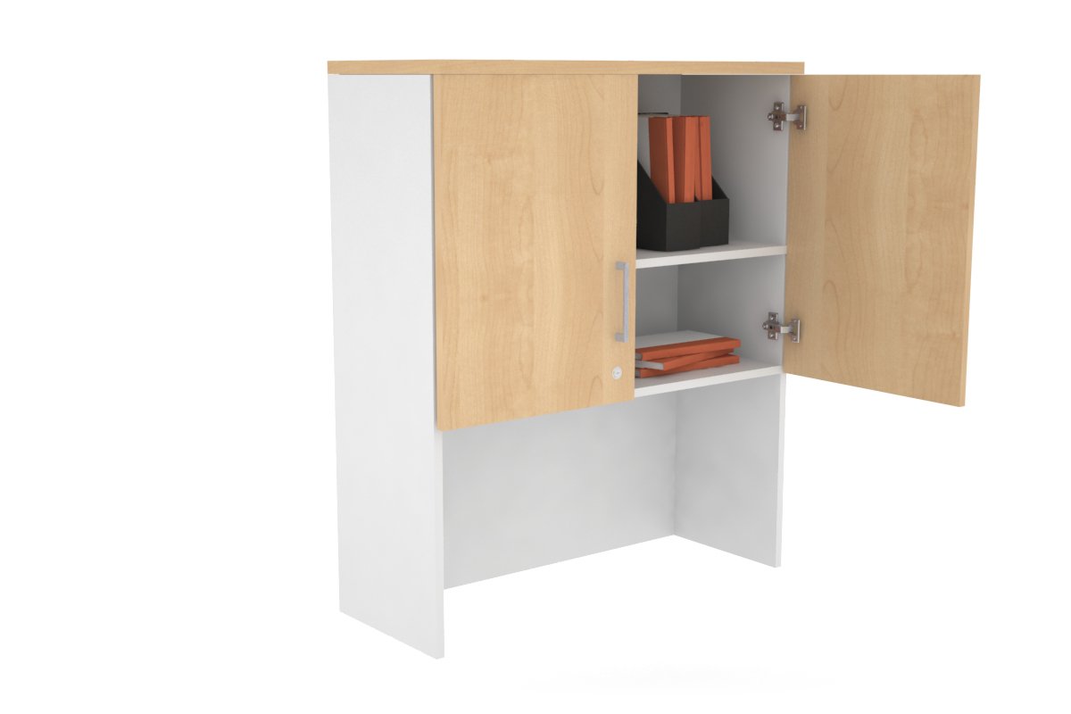 Open Hutch with Shelves with Small Doors [800W x 1120H x 350D] Jasonl 