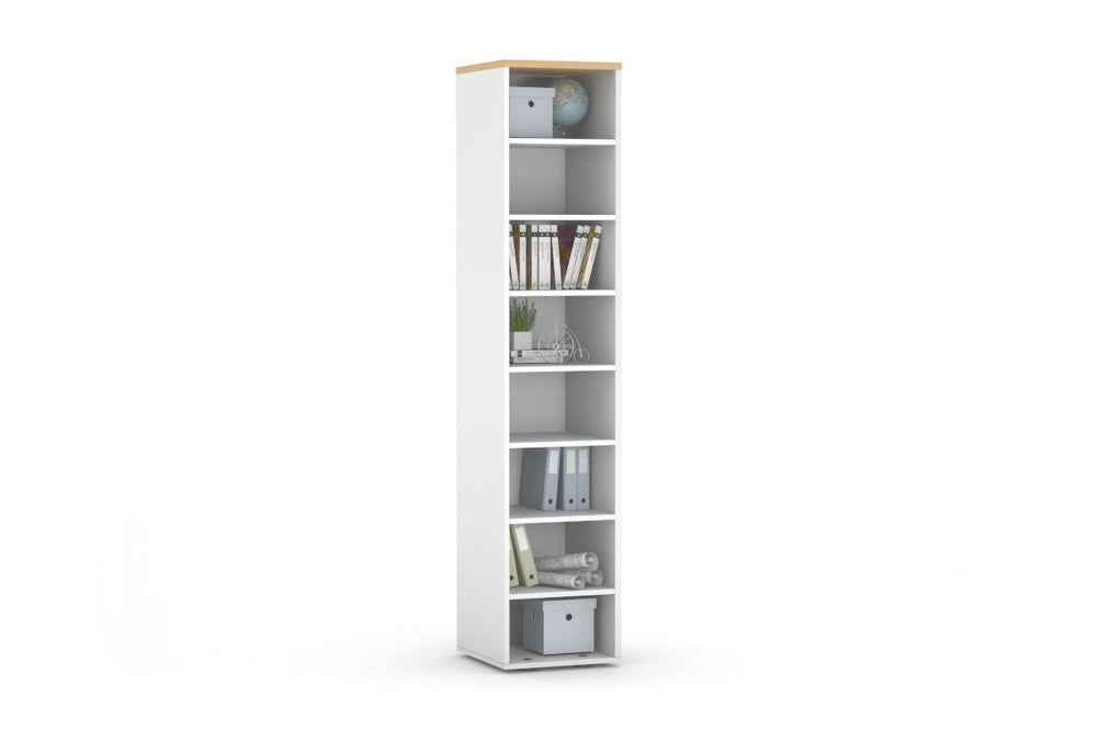 Open Pigeon Hole Storage Unit 4 Tier 1 Across-maple  