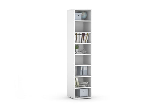 Open Pigeon Hole Storage Unit 4 Tier 1 Across Jasonl white 