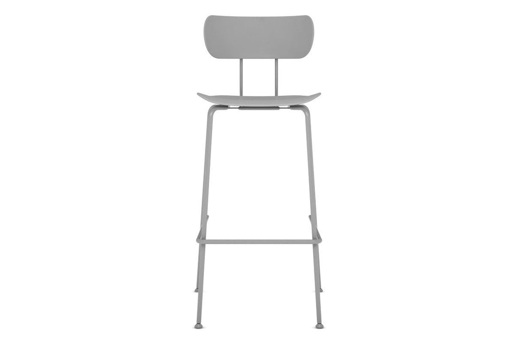 Pedigree Plastic Counter Stool - 760mm Seat Height-grey  